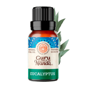 GuruNanda 100% Pure & Natural Eucalyptus Essential Oil for Aromatherapy & Diffuser - 15ml
