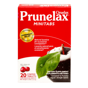 Prunelax Ciruelax Minitab's Natural Laxative Coated Tablets, 20 Count