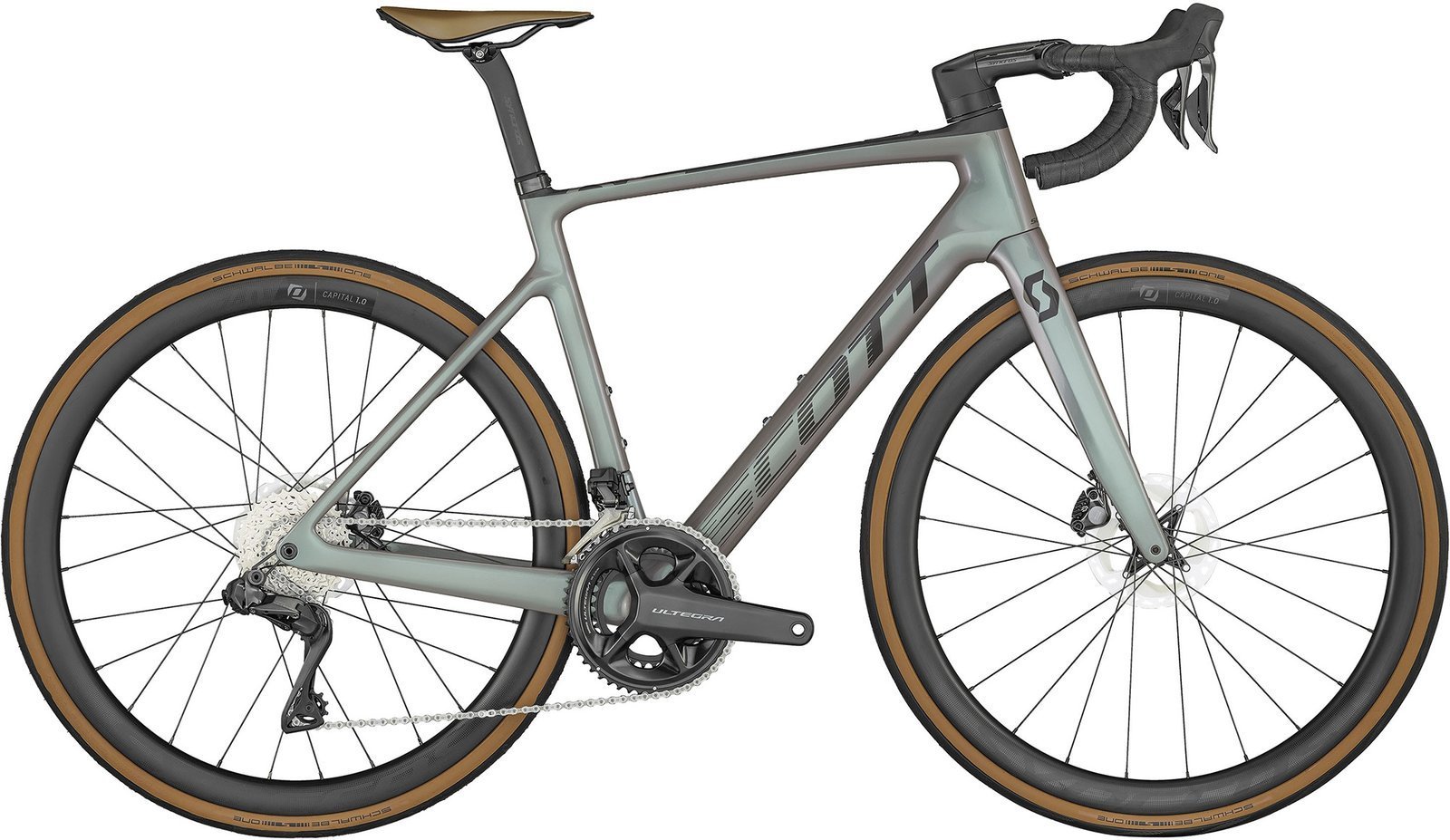 Scott Addict RC eRIDE 10 Grigio Verde - immagine 2