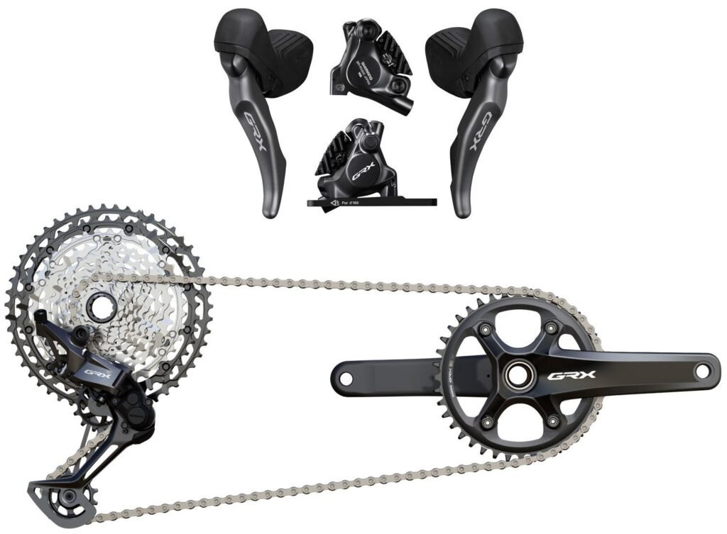 Shimano GRX RX820 gruppo disco a 1x12 velocità